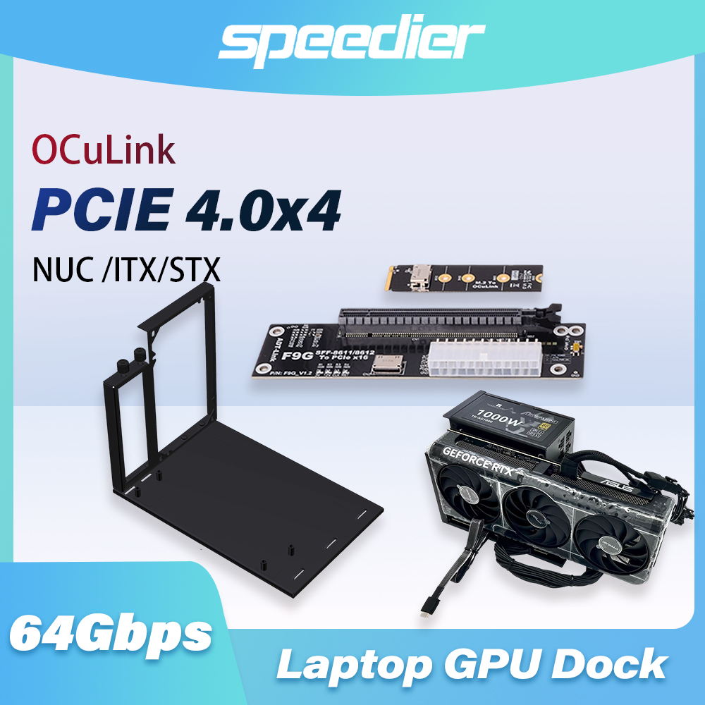 Oculink Egpu Mini Pc - محول F9G 64Gbps OcuLink إلى PCIE