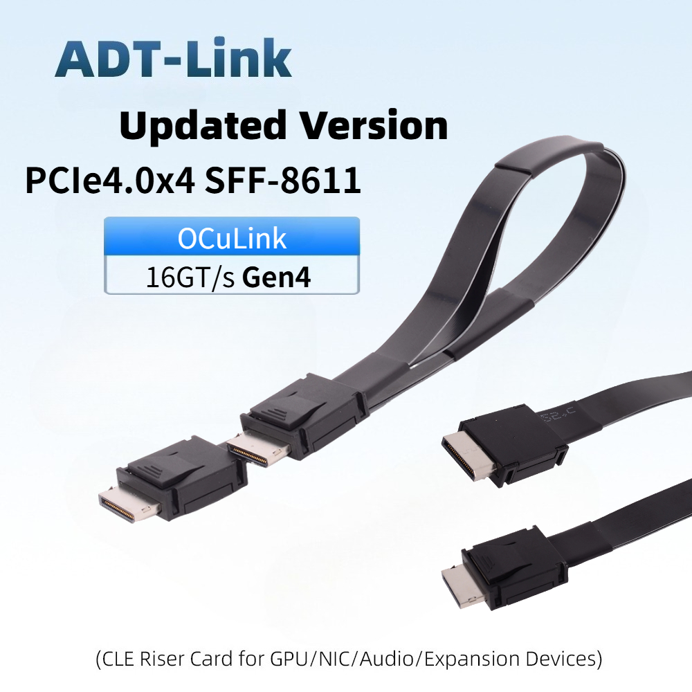 Oculink Egpu Mini Pc - كابل تمديد ADT-Link PCI-E 4.0 X4