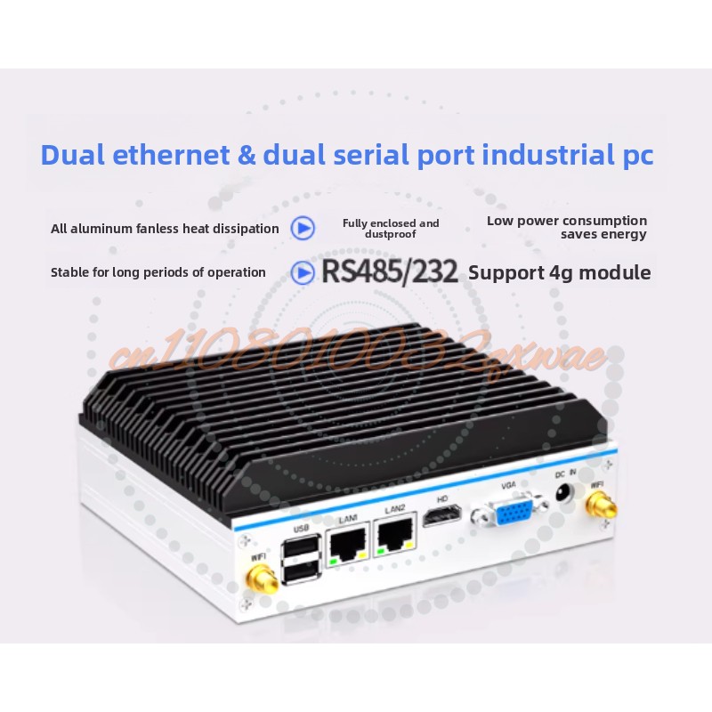 Fanless Industrial Pc Rs485 Core I7 - كمبيوتر صناعي صغير - معالج رباعي
