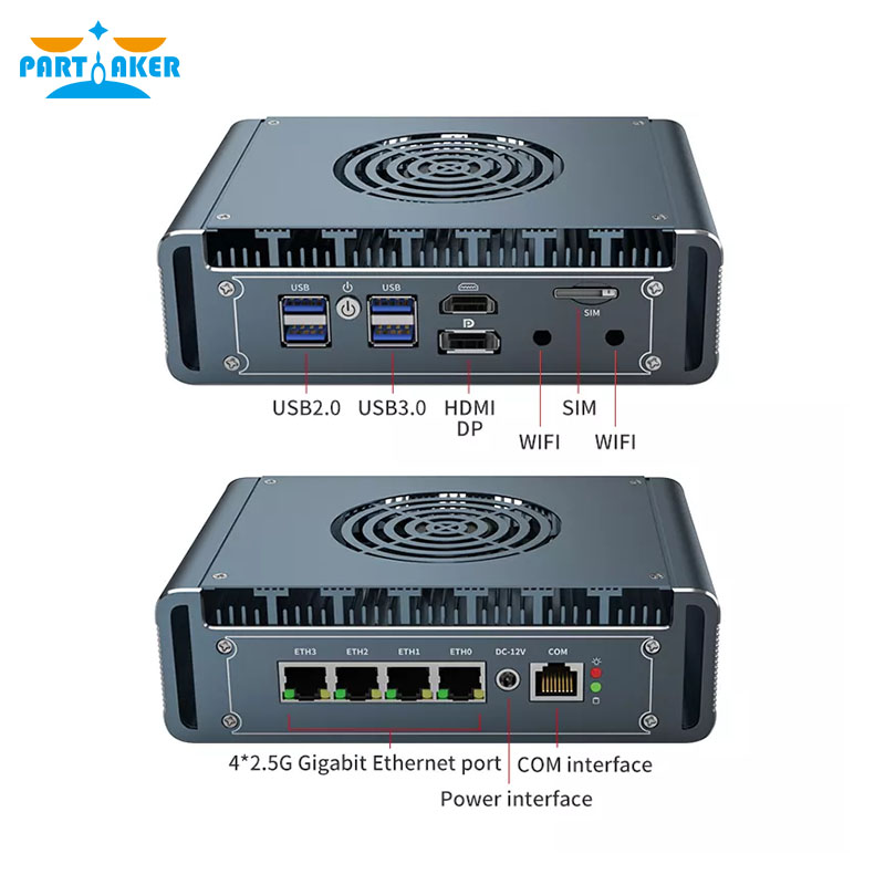 الجيل الثاني عشر Intel I3-1115 - مراجعة Pfsense Firewall Router 2.5G 4 I226 وسعره