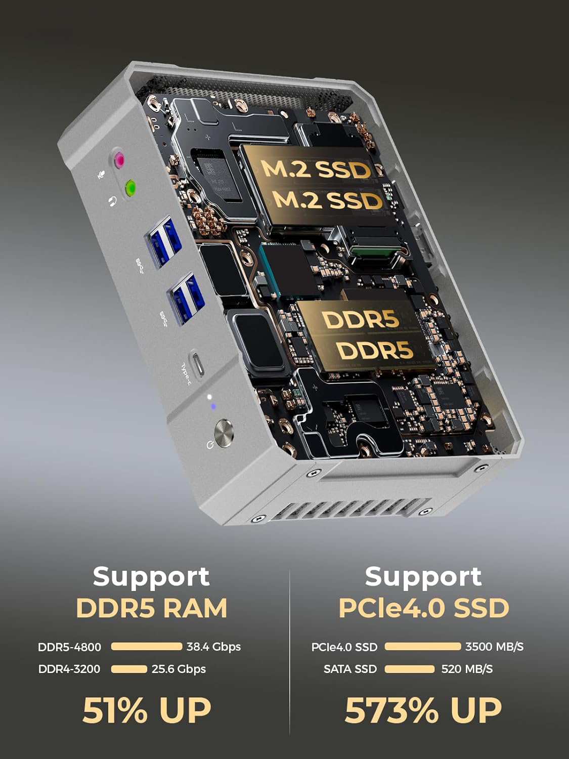 كمبيوتر ألعاب صغير Intel Core  - مراجعة Intel Core I9 13900H Mini Pc وسعره