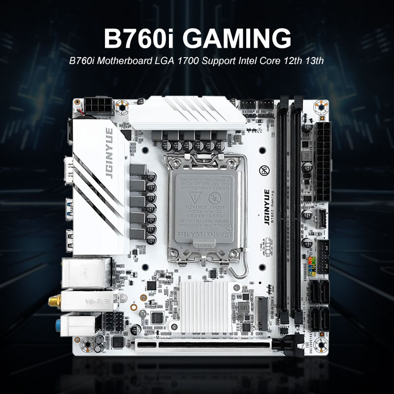 لوحة أم JGINYUE B760I GAMING M - مراجعة Lga1700 Itx Motherboard Ddr5 وسعره