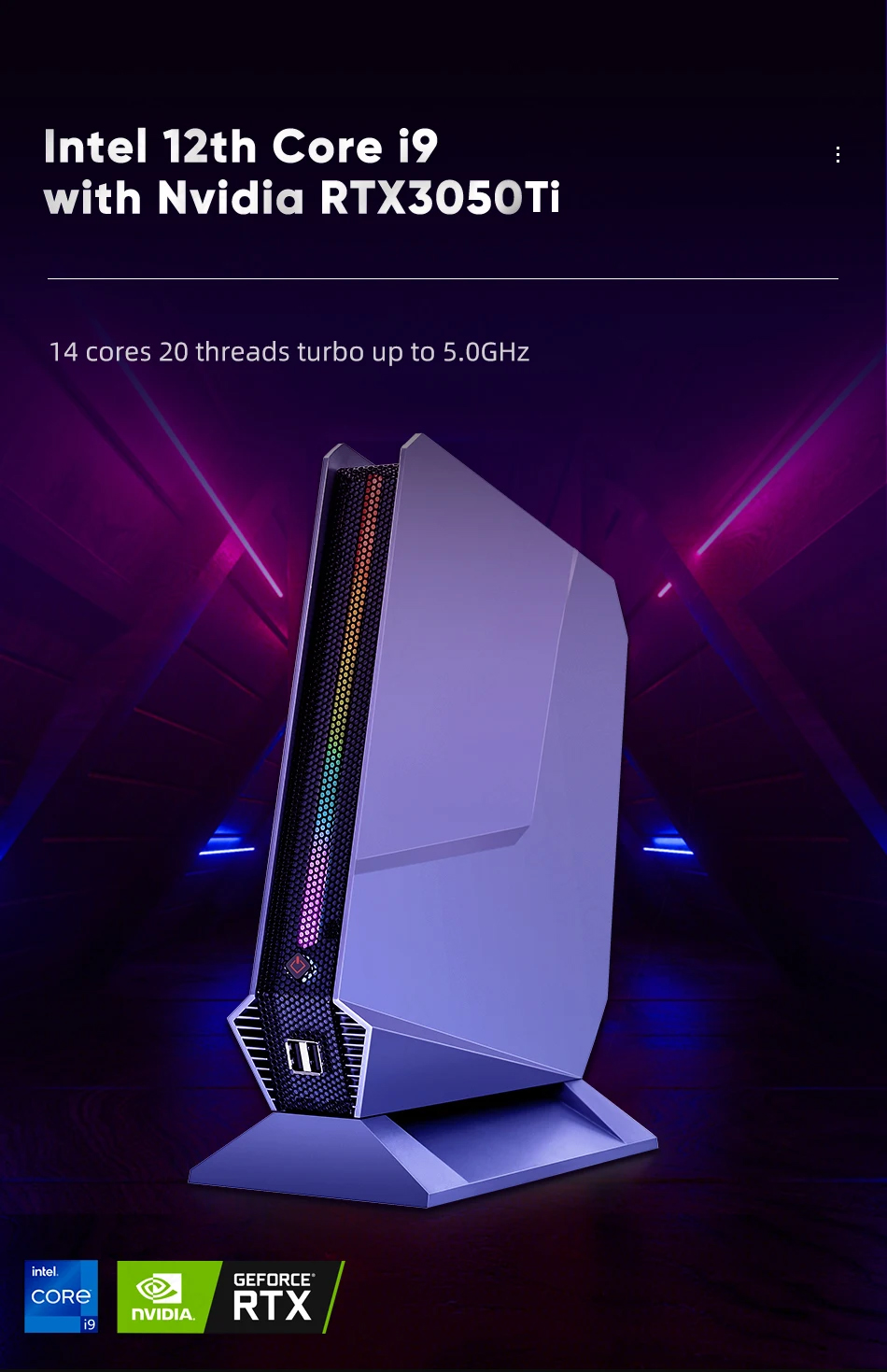 كمبيوتر ألعاب مخصص مع معالج إن - مراجعة Intel Core I9 13900H Mini Pc وسعره