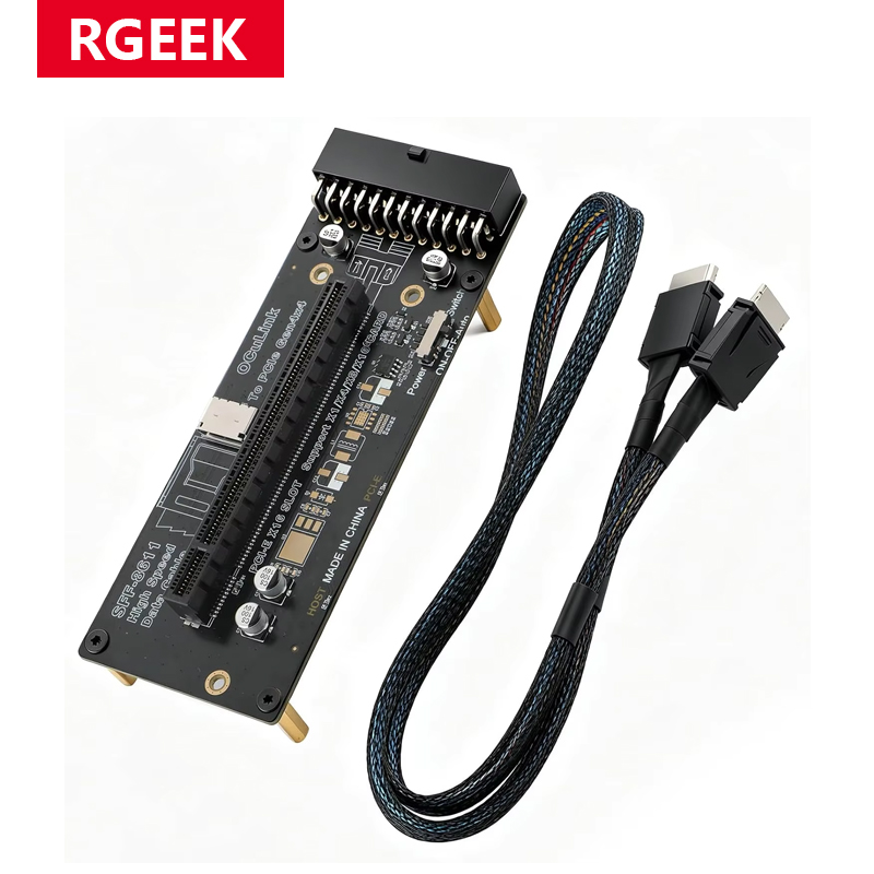 محول OCuLink PCIe 4.0 X4 64Gbp - مراجعة Oculink Egpu Mini Pc وسعره