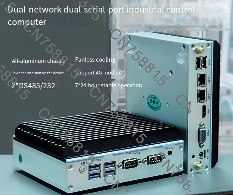 جهاز كمبيوتر صناعي مدمج بدون م - مراجعة Fanless Industrial Pc Rs485 Core I7 وسعره