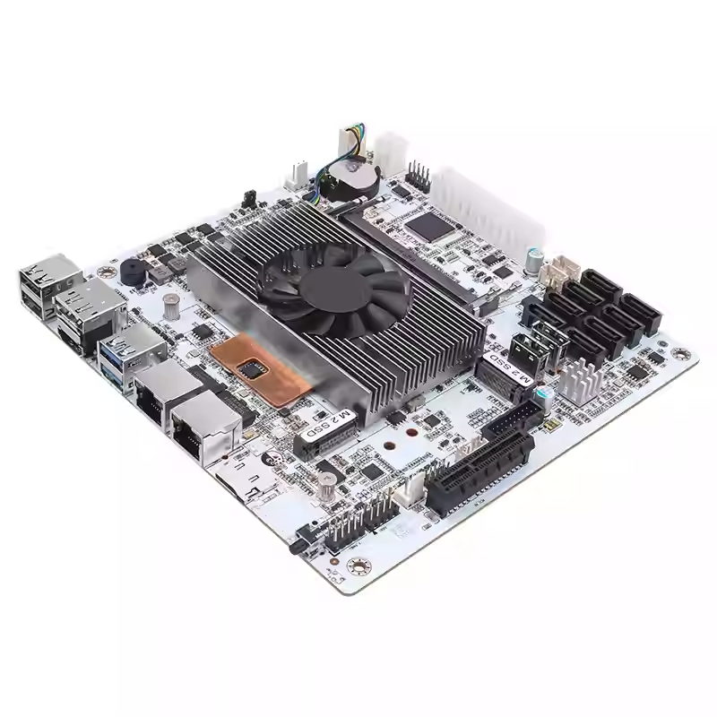 لوحة أم صغيرة الحجم ITX بـ 8 ف - مراجعة Nas Motherboard 8 Sata Mini Itx وسعره