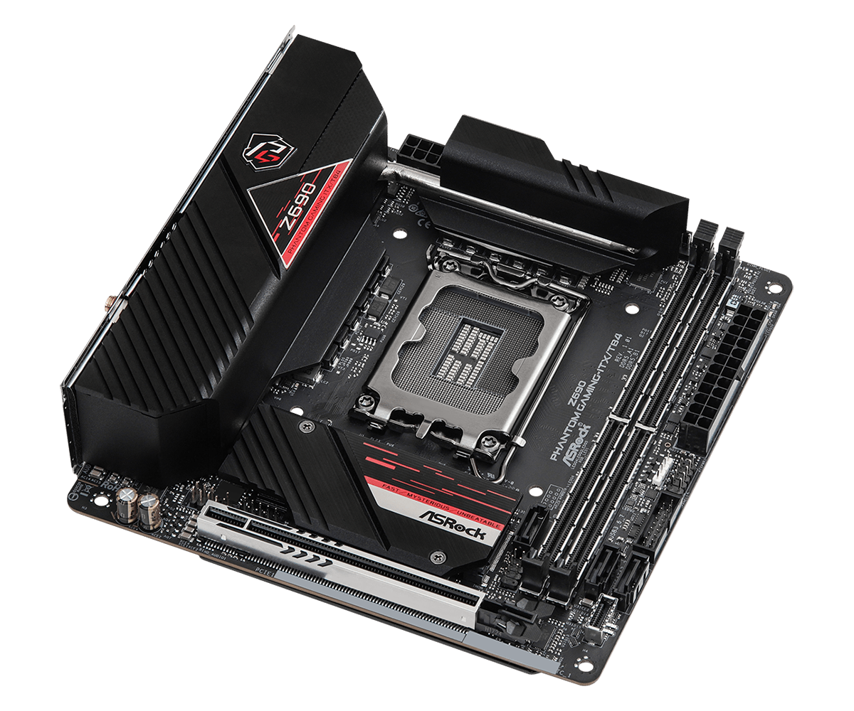 لوحة أم ASROCK Z690 Phantom Ga - مراجعة Lga1700 Itx Motherboard Ddr5 وسعره