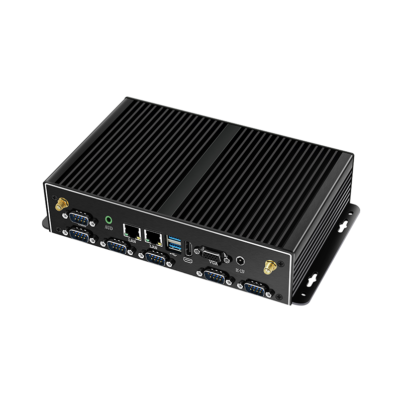 كمبيوتر صناعي صغير بدون مروحة  - مراجعة Fanless Industrial Pc Rs485 Core I7 وسعره